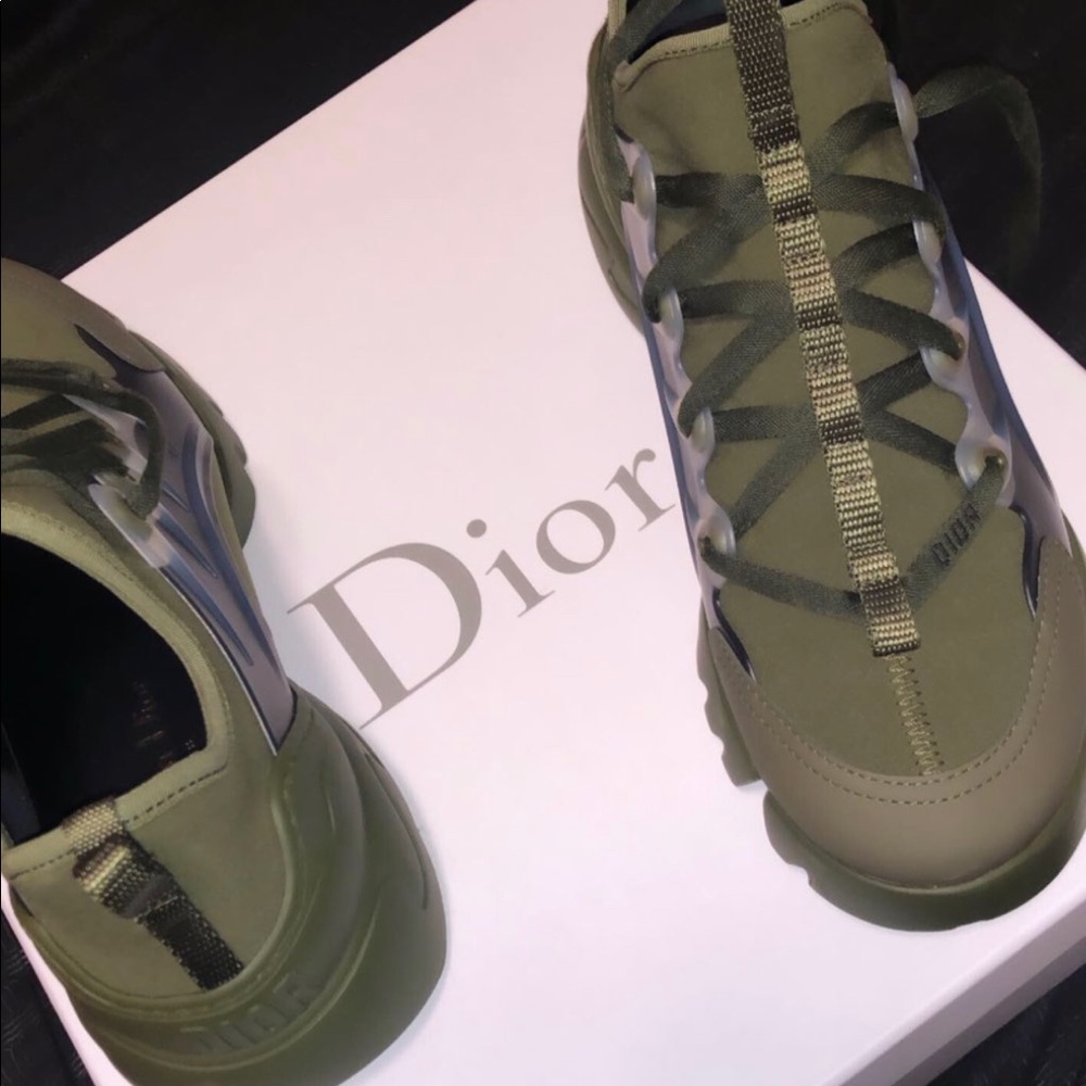 KHAKI D-CONNECT NEOPRENE SNEAKER SIZE 36